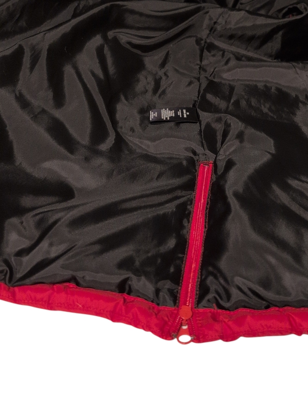 Swiss Tech Red Long Quilted Puffer Vest with Hood Womens 2X - Picture 5 of 10